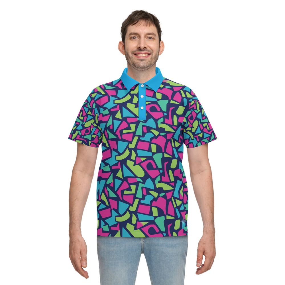 Midnight Tropical Polo