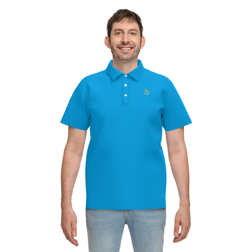 Water Hazard Blue Performance Polo