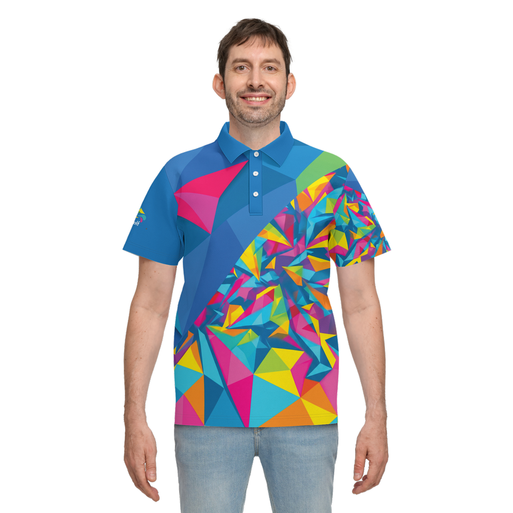 Prism Divide Polo - Lifestyle model golf streetwear luxury
