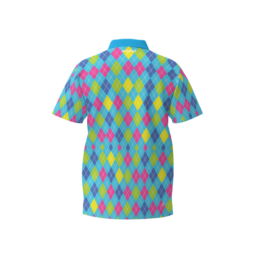 Cyber Cyan Wave Polo