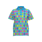Cyber Cyan Wave Polo