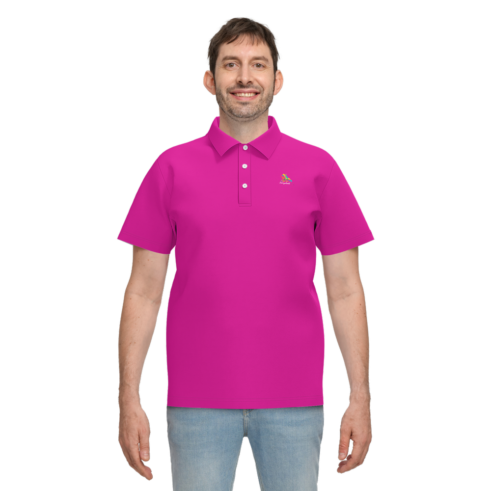 Birdie Pink Performance Polo