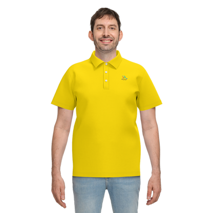 Pin Flag Yellow Performance Polo