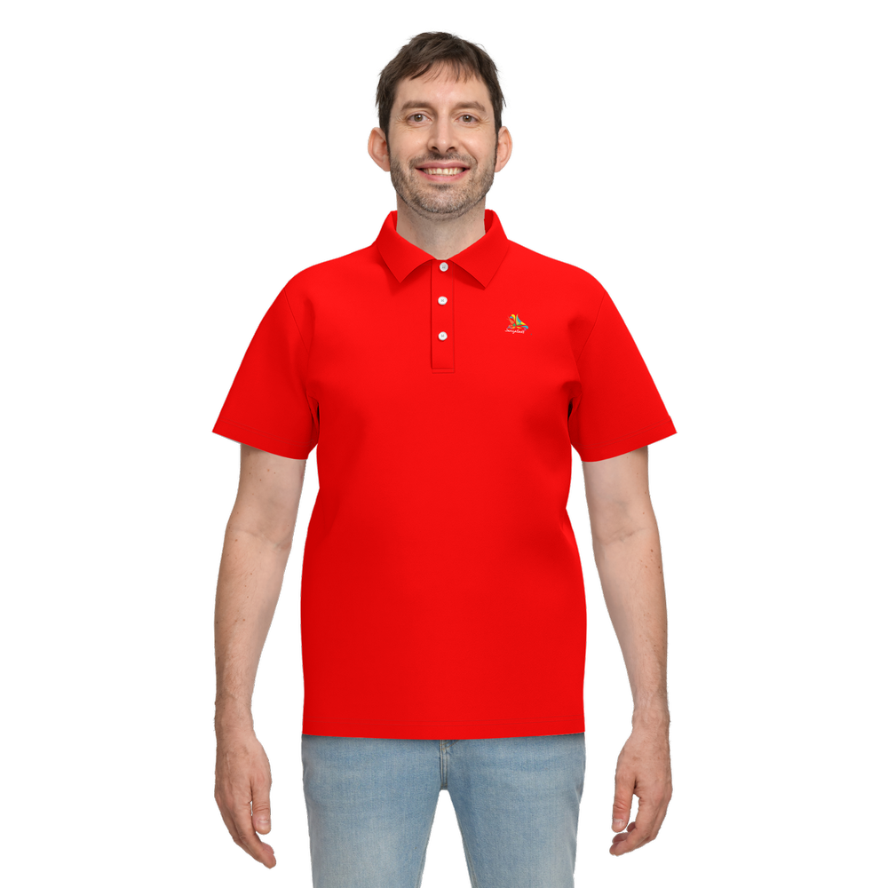 Sunday Crimson Performance Polo