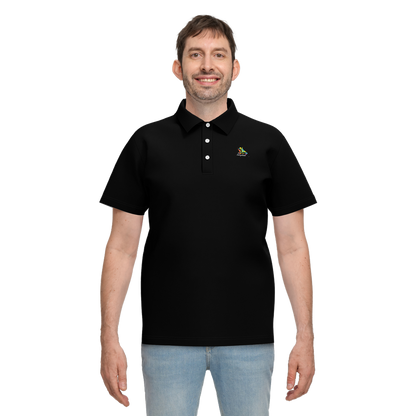 Black Tee Performance Polo