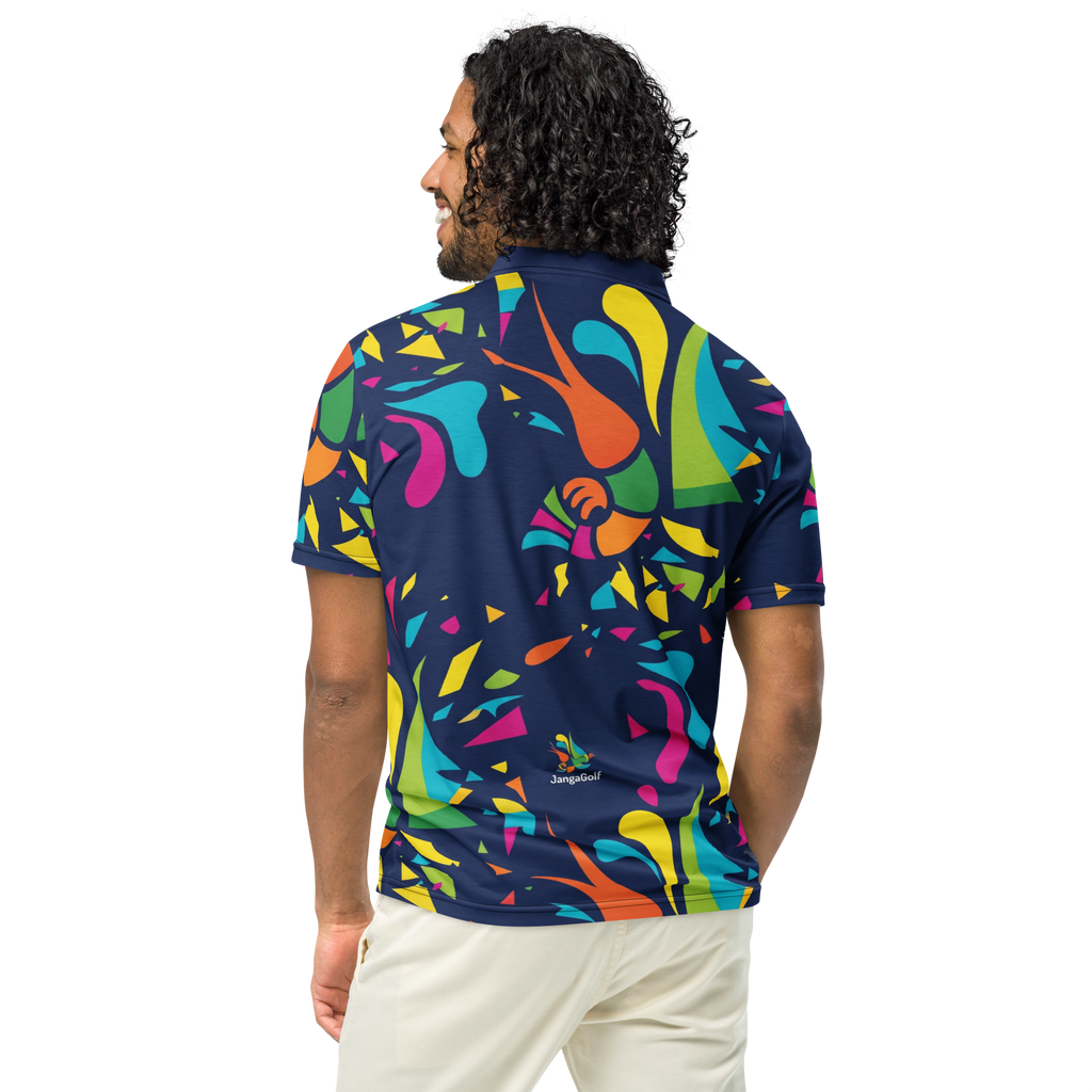 Ocean Sunset Waves Polo