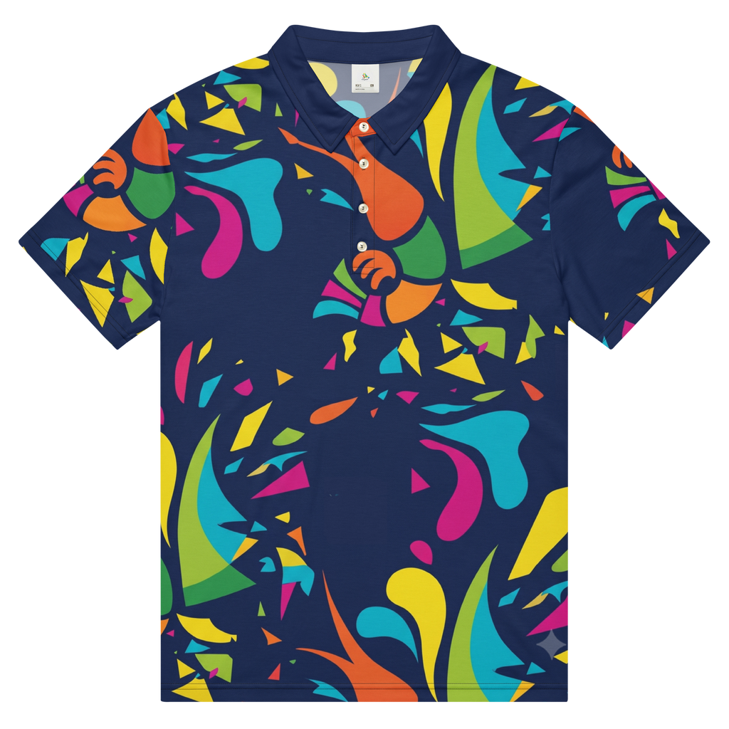 Ocean Sunset Waves Polo
