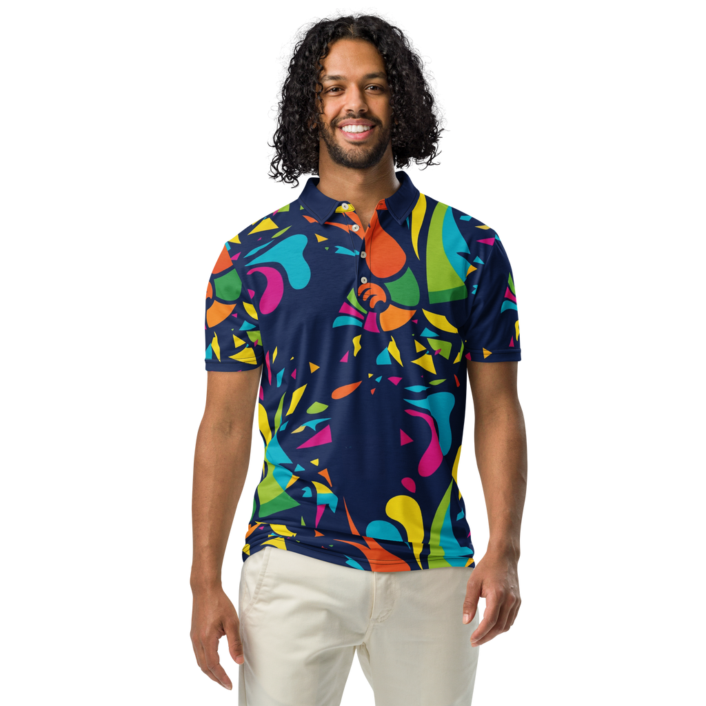 Ocean Sunset Waves Polo