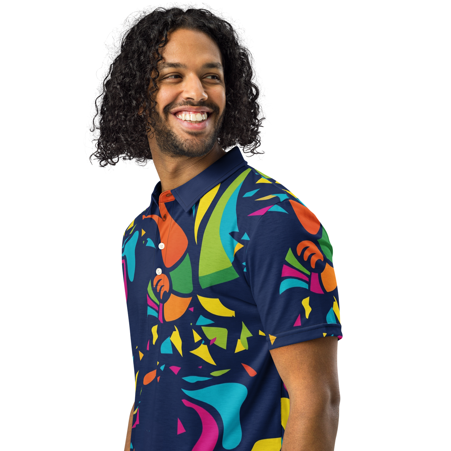 Ocean Sunset Waves Polo
