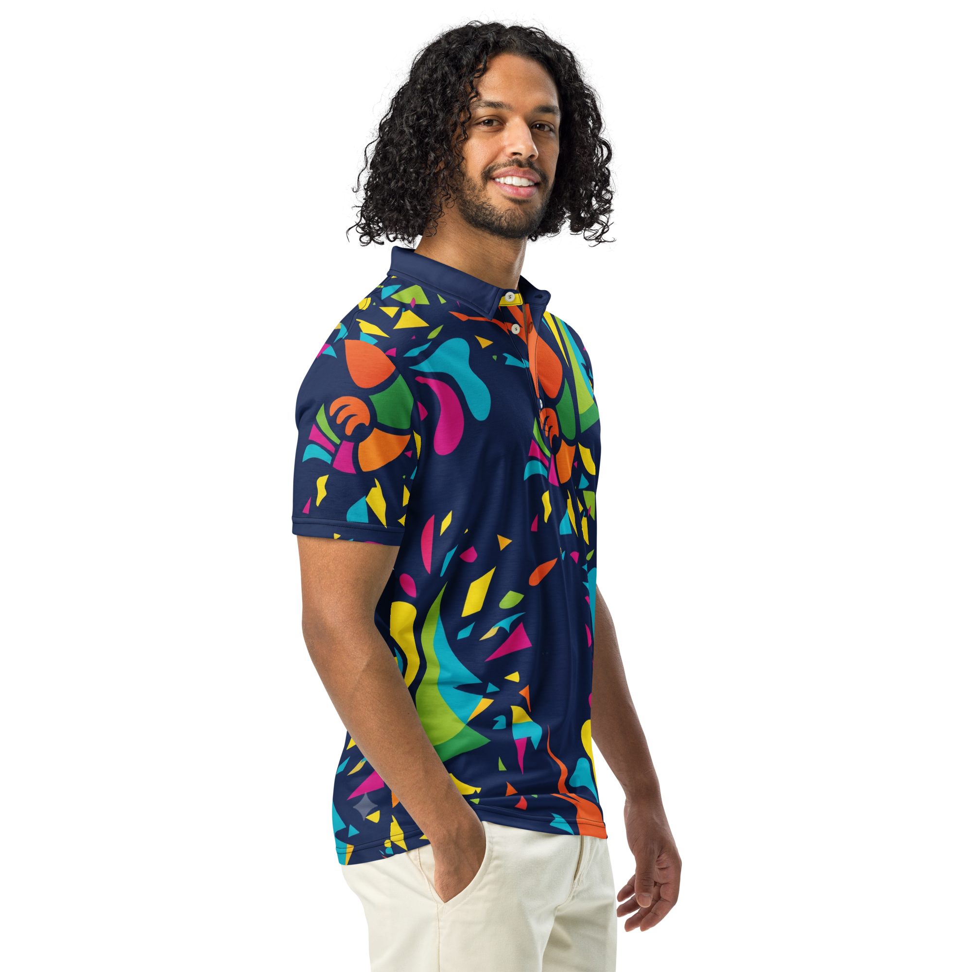Ocean Sunset Waves Polo