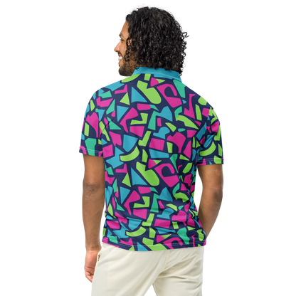 Midnight Tropical Polo