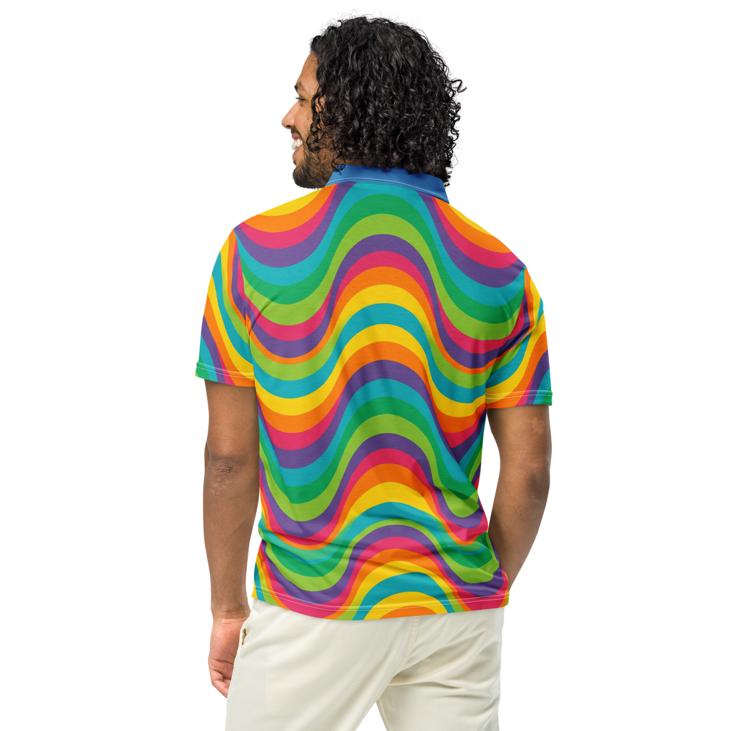 Neon Green Flare Polo