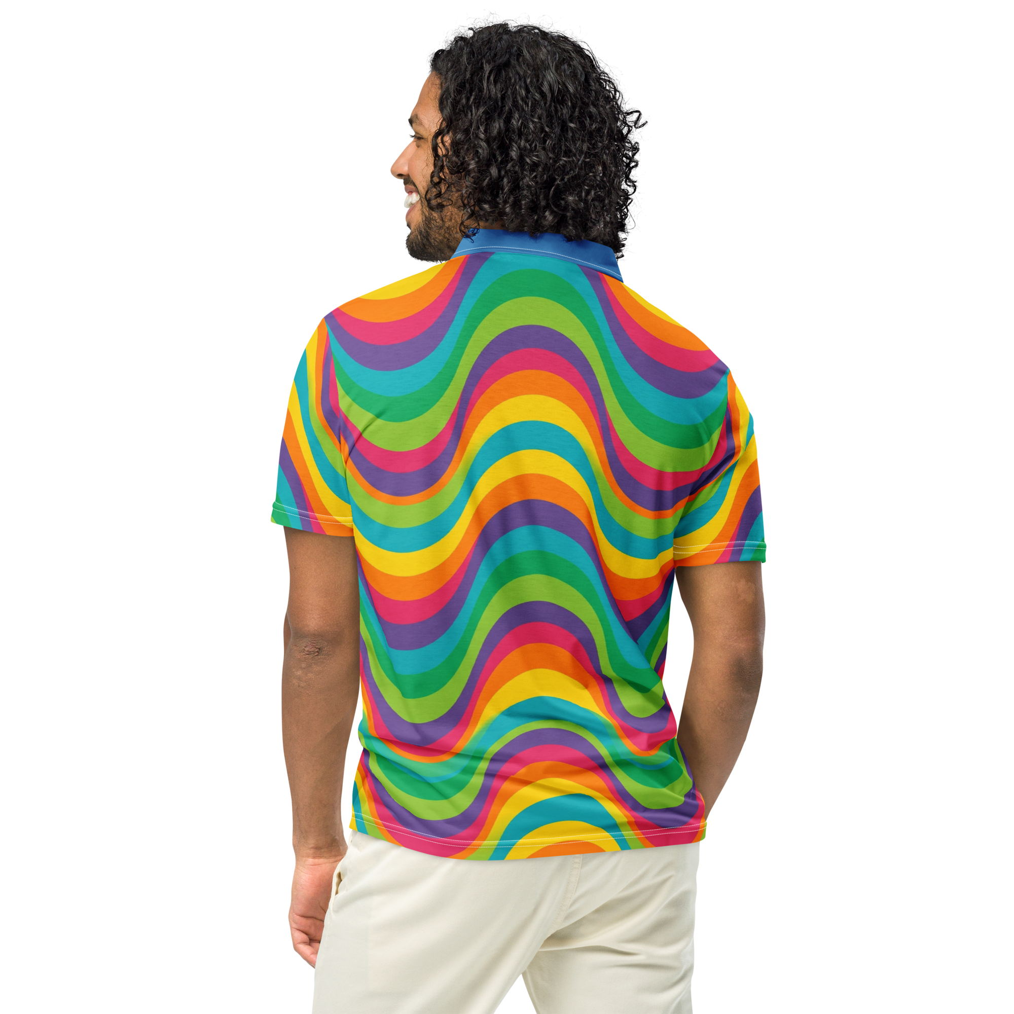 Neon Green Flare Polo