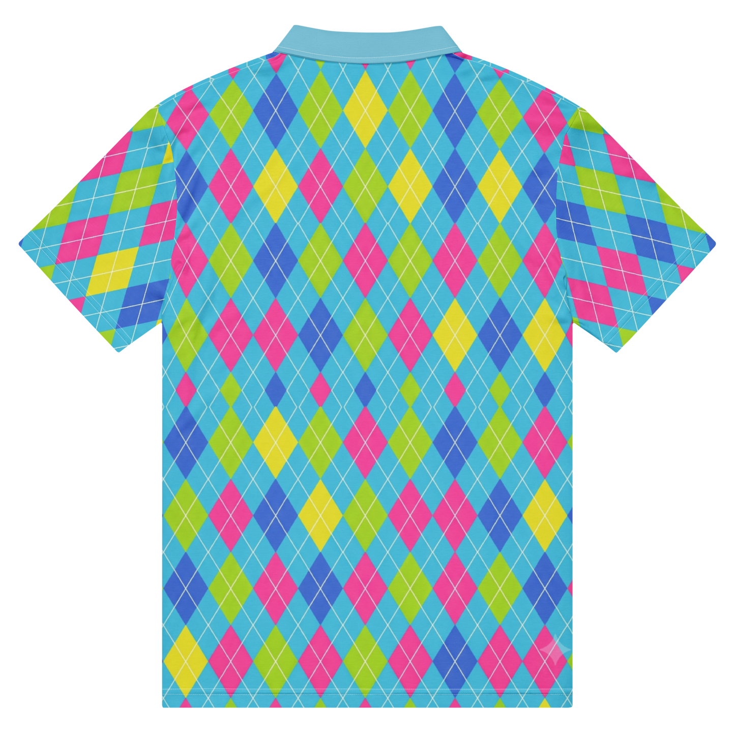 Cyber Cyan Wave Polo