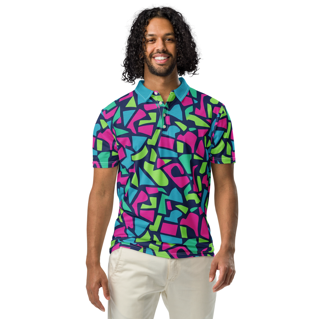 Midnight Tropical Polo