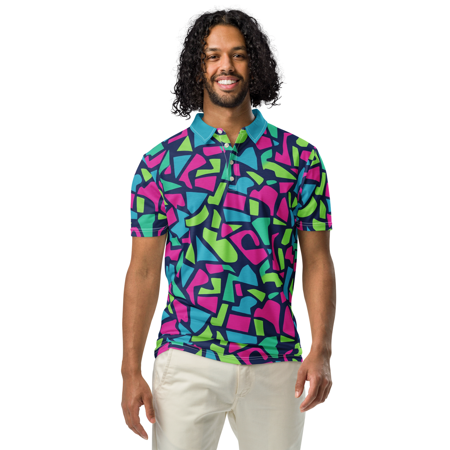 Midnight Tropical Polo