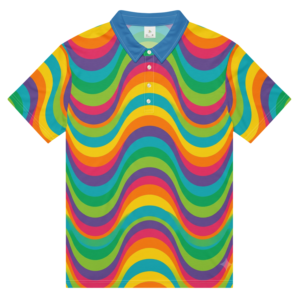 Neon Green Flare Polo
