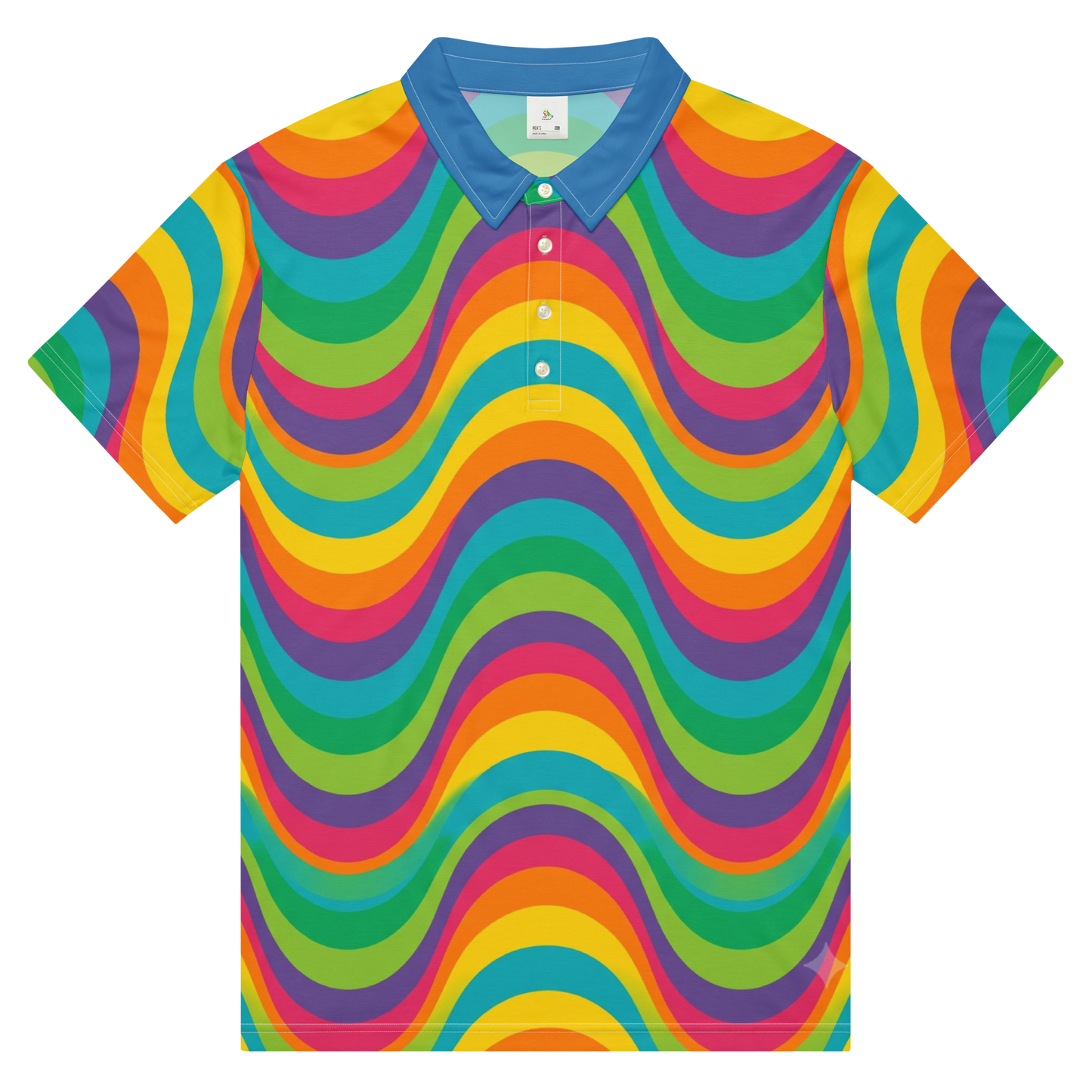 Neon Green Flare Polo