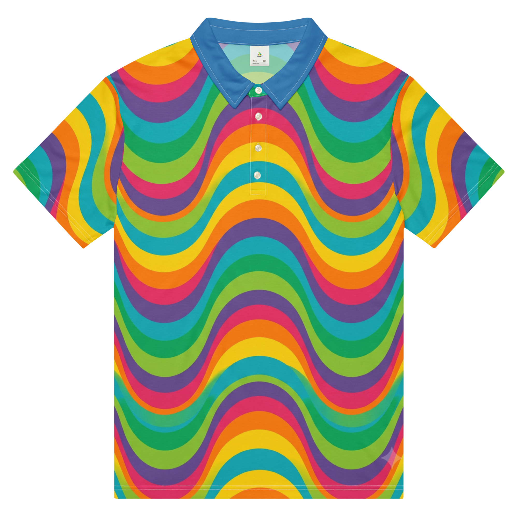 Neon Green Flare Polo