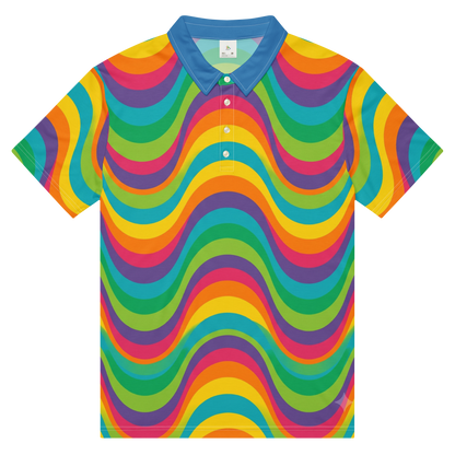 Neon Green Flare Polo