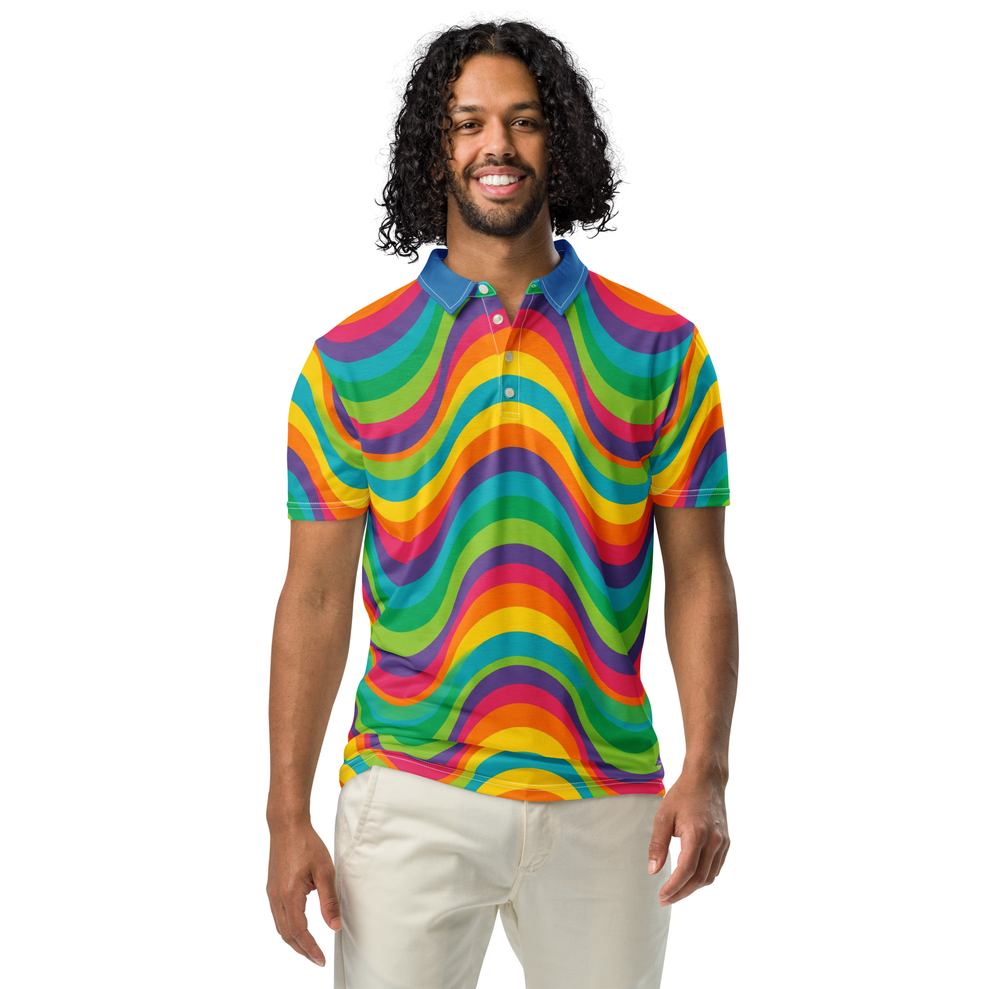 Neon Green Flare Polo