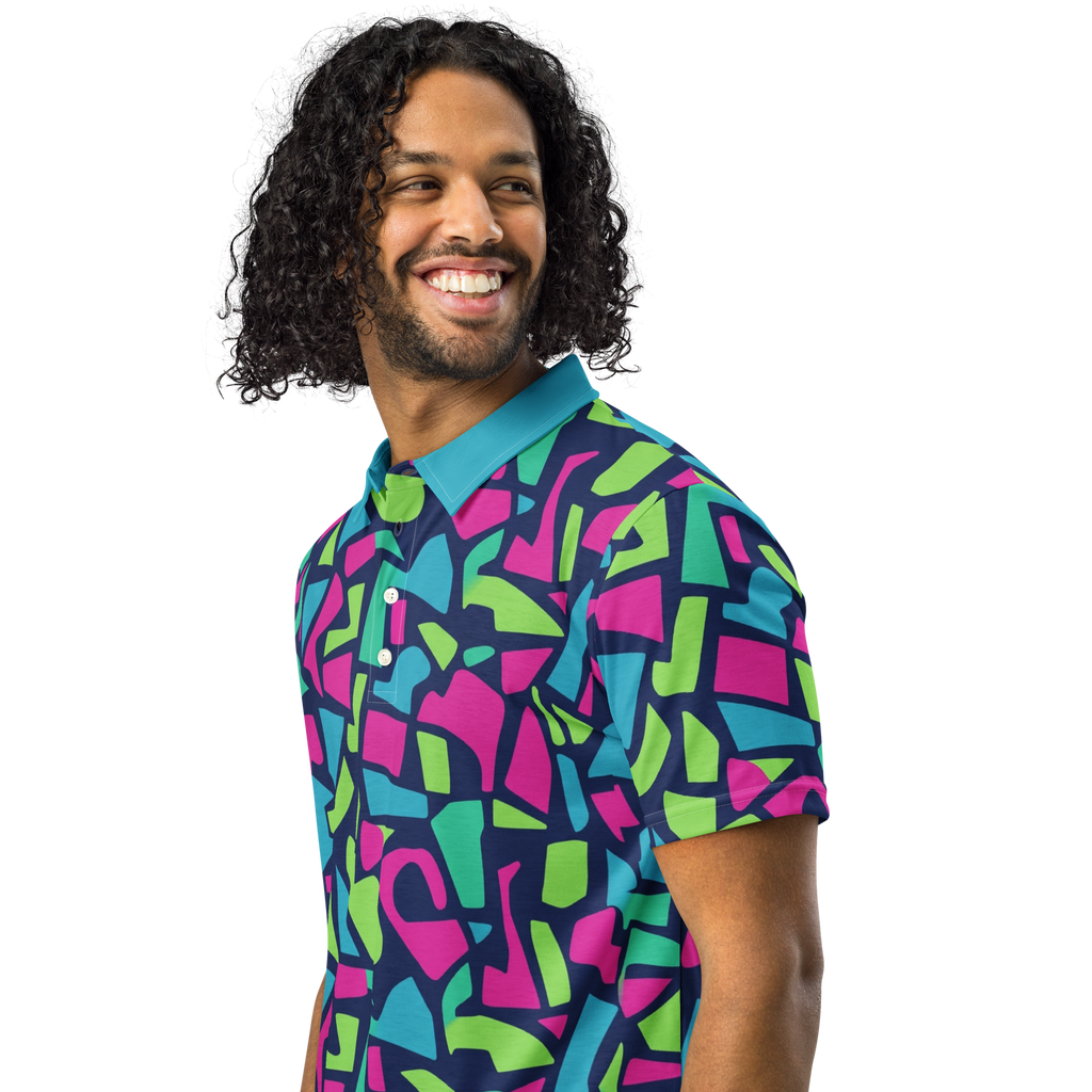 Midnight Tropical Polo