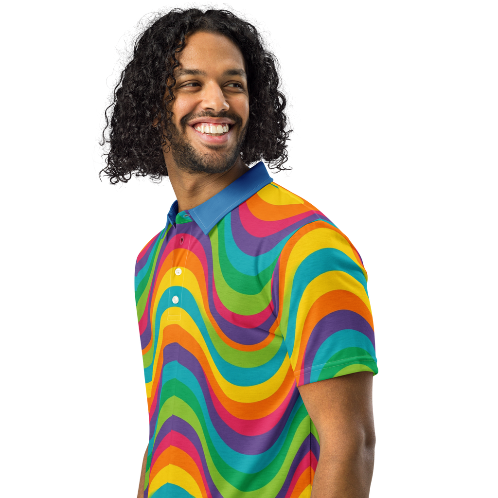 Neon Green Flare Polo