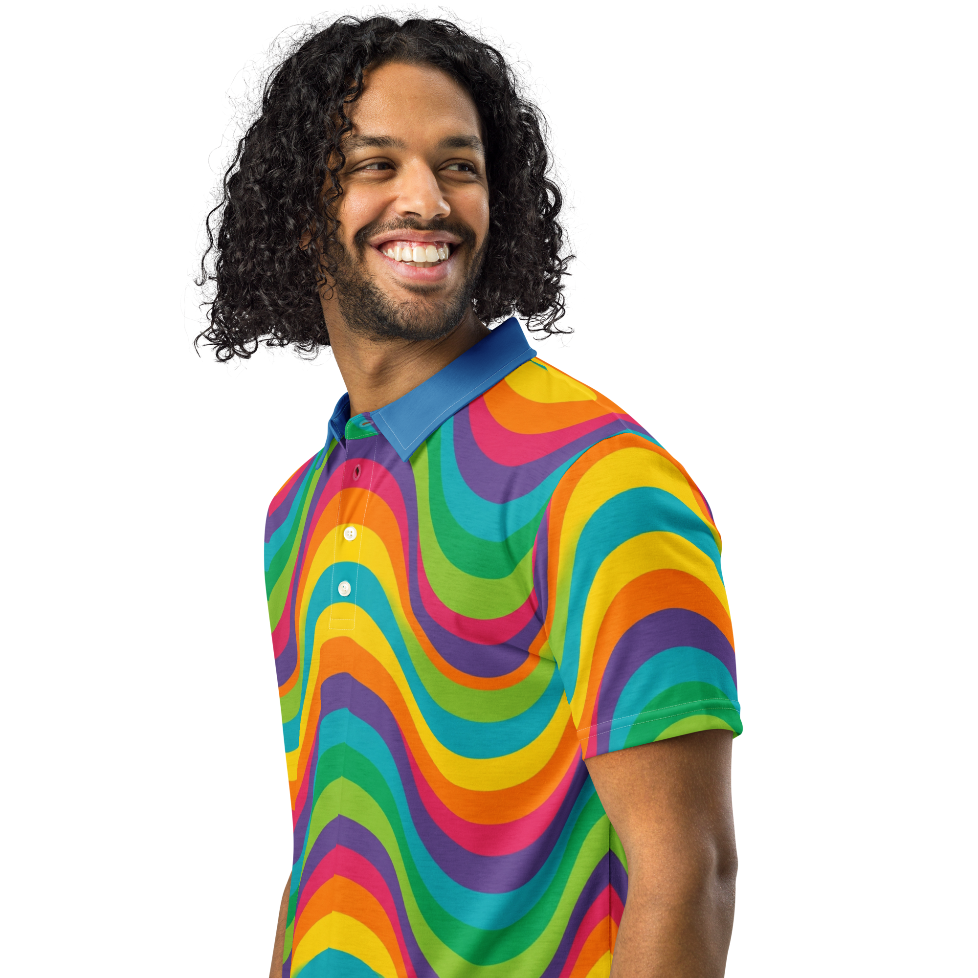 Neon Green Flare Polo