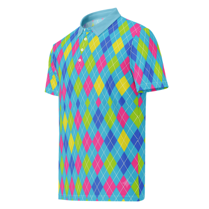 Cyber Cyan Wave Polo
