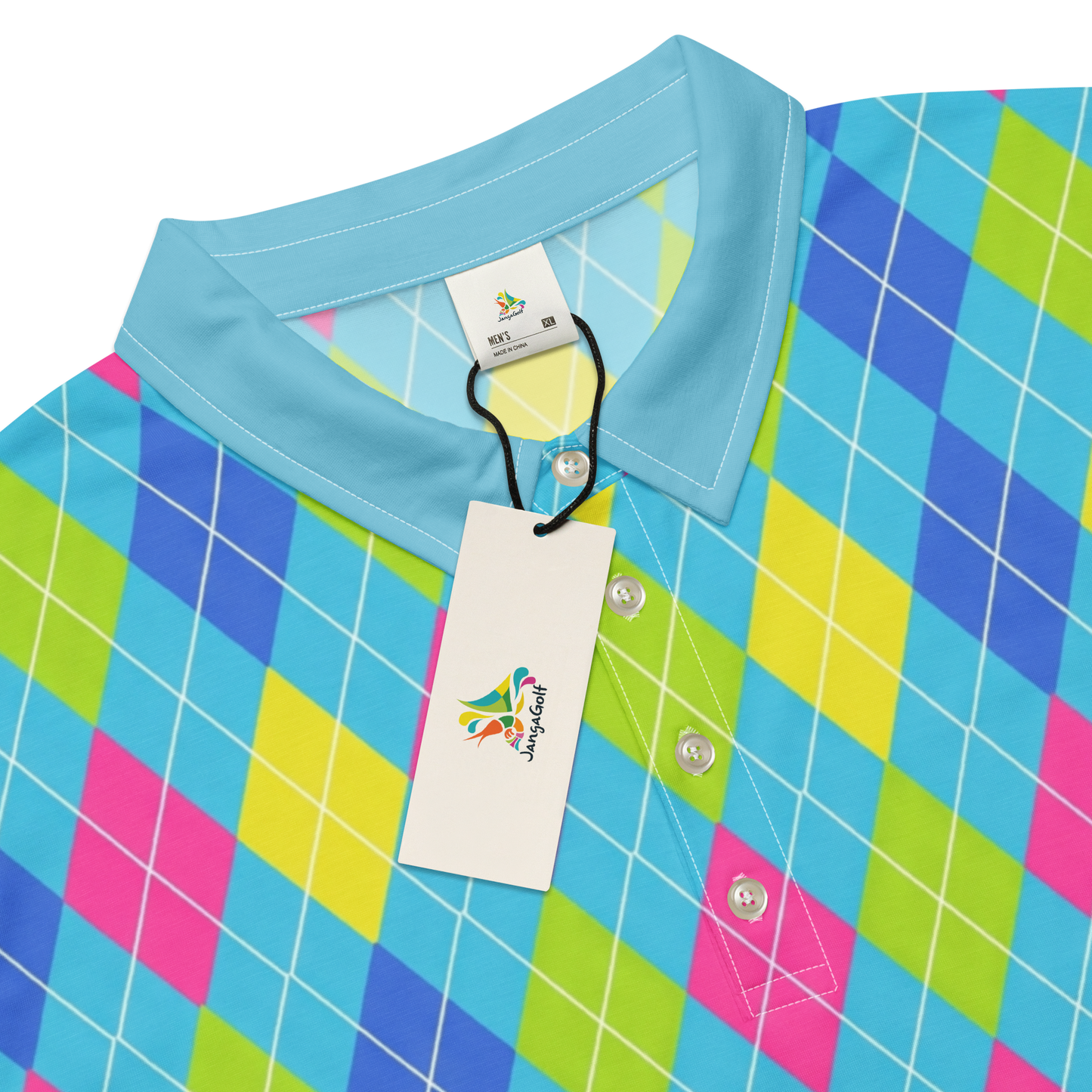 Cyber Cyan Wave Polo