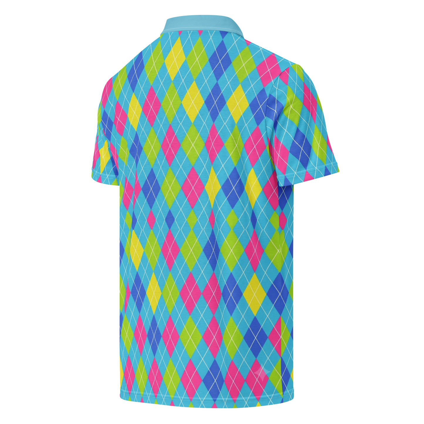 Cyber Cyan Wave Polo