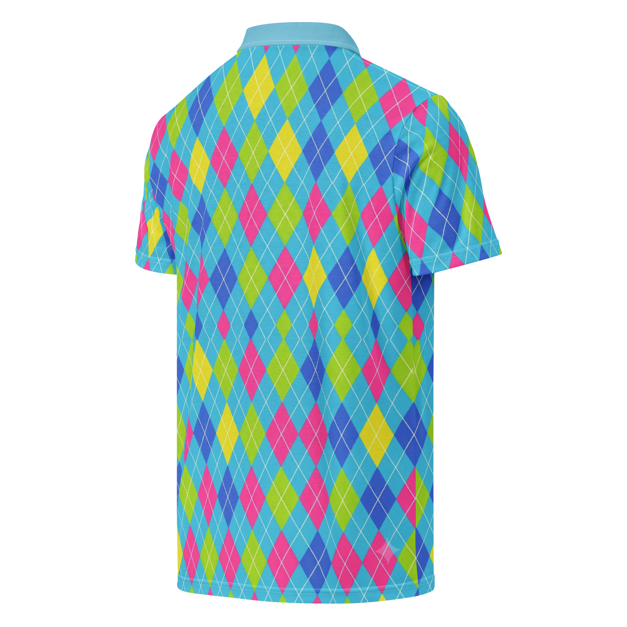 Cyber Cyan Wave Polo