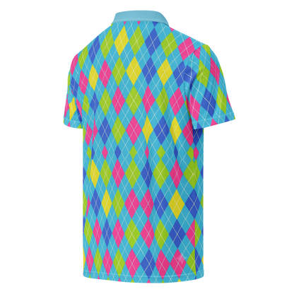 Cyber Cyan Wave Polo