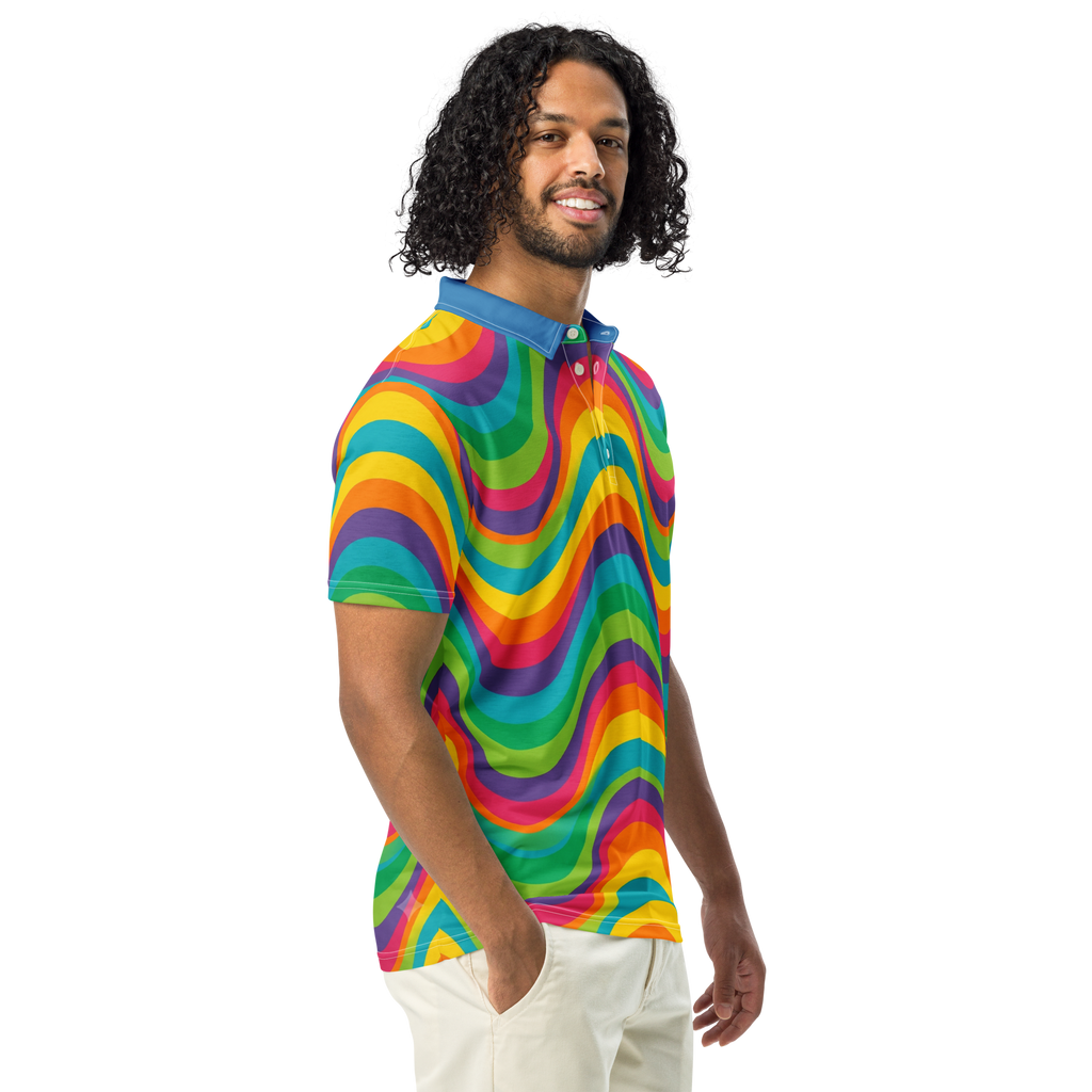 Neon Green Flare Polo