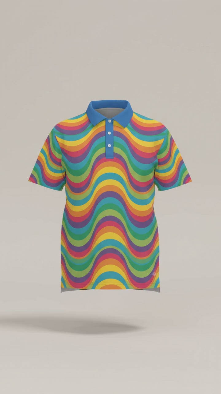 Retro Wave Polo