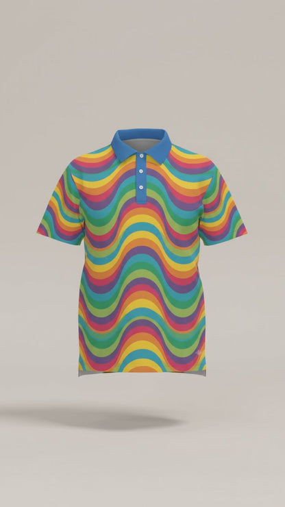 Retro Wave Polo