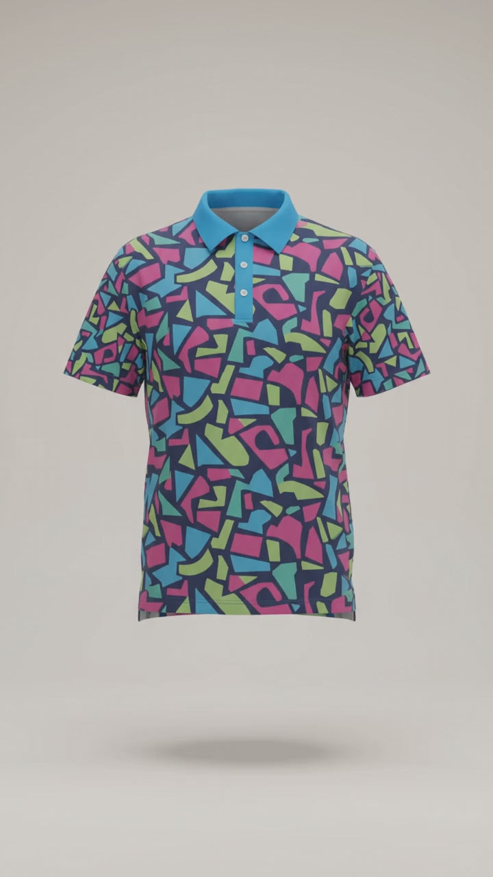 Midnight Tropical Polo