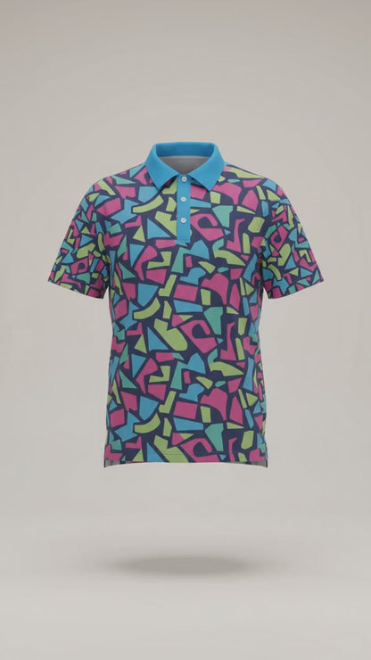 Midnight Tropical Polo