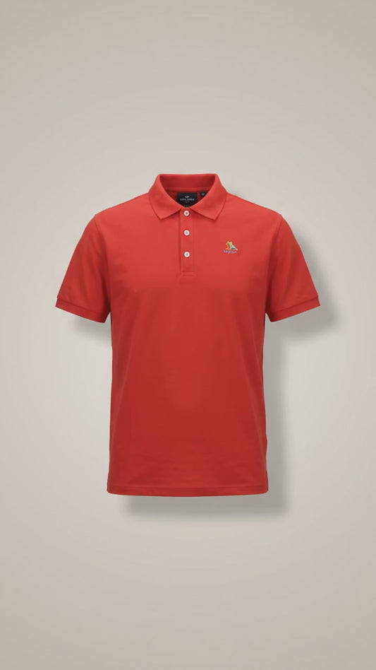 Sunday Crimson Performance Polo